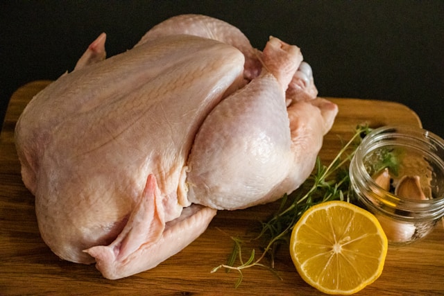 nombre de las partes de un pollo